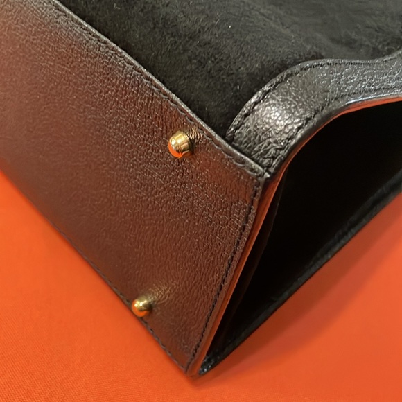 Gucci Suede Bamboo handle Diana handbag - Picture 15 of 16